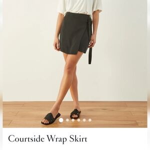 NWOT Aday Courtside Wrap Skirt